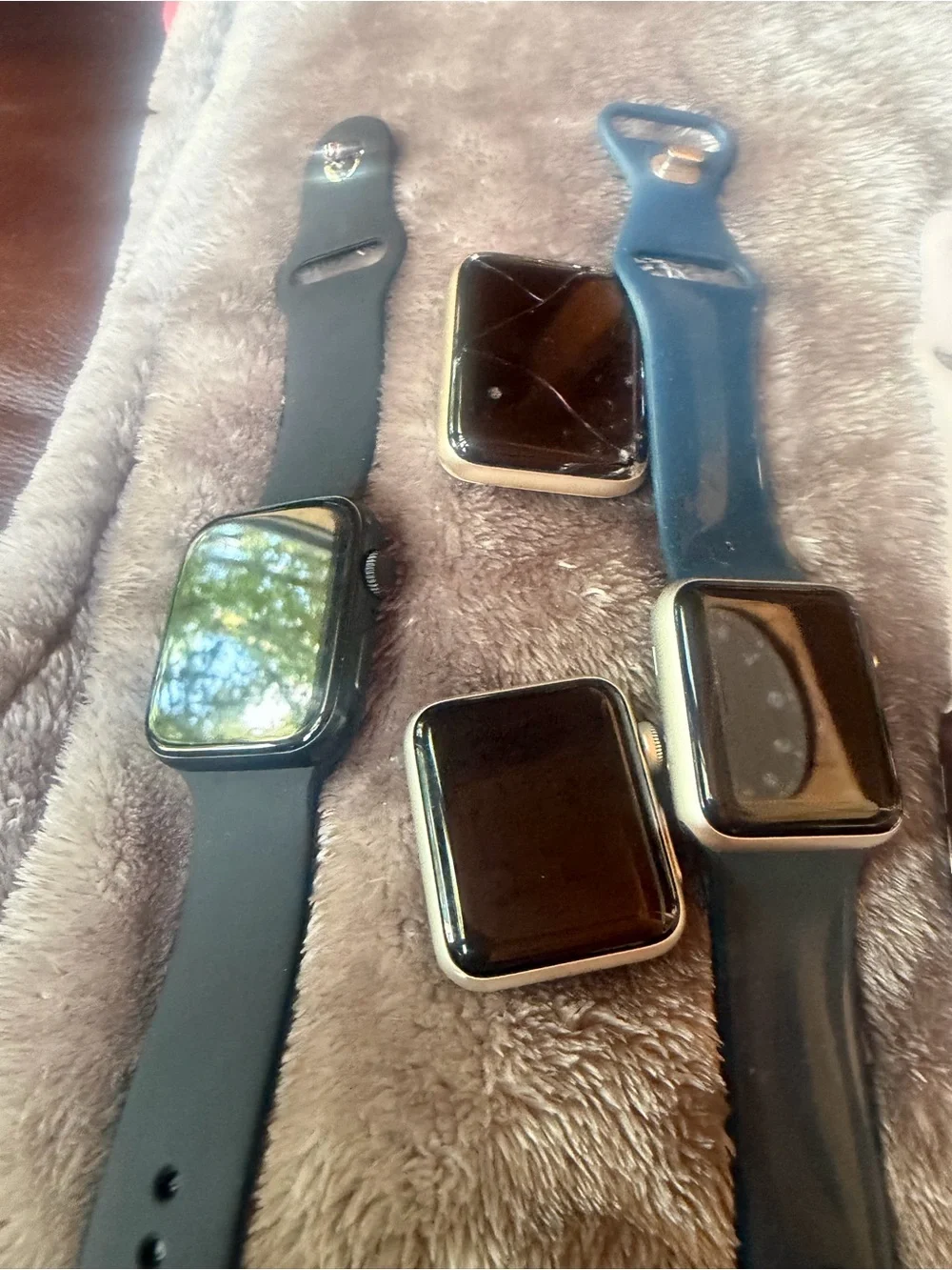 (Parts Only)Mixed Smartwatch Pack - Black, Blue, White, Gray, Green Bands